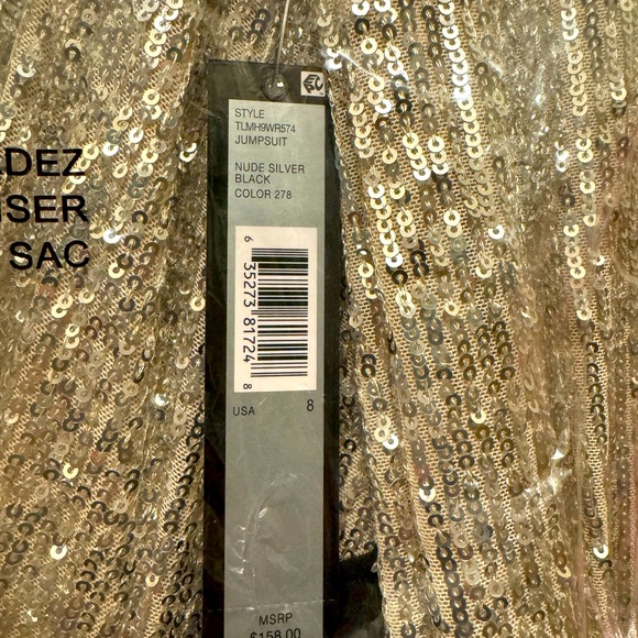 Sequin jumpsuit - Picture 2 of 5